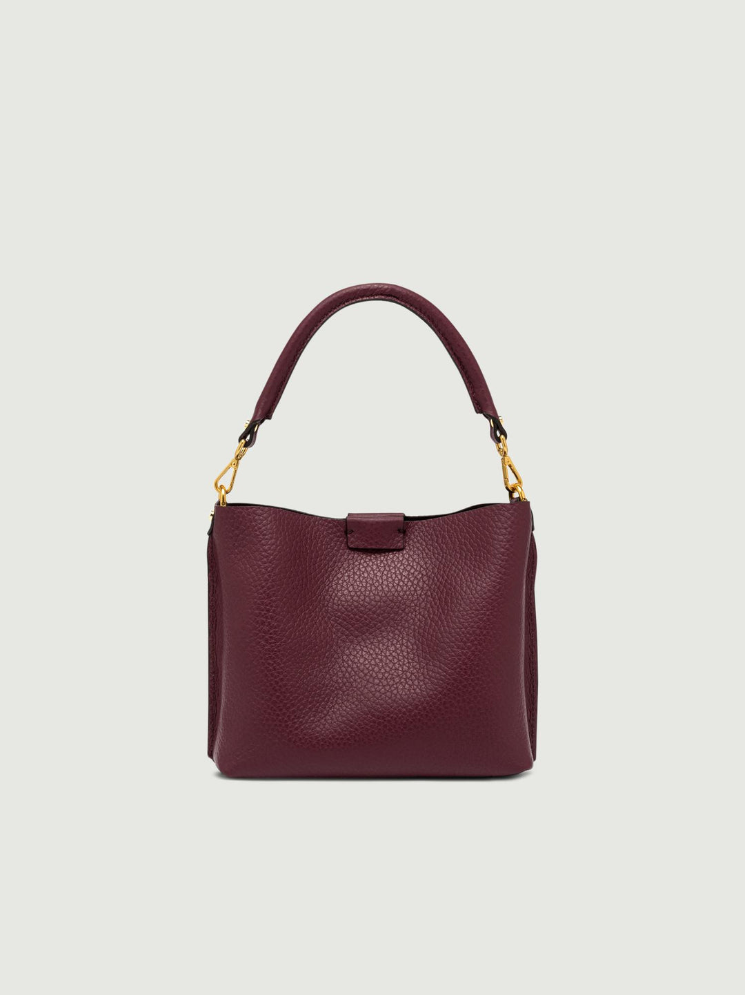 BORSA ARETHA IN PELLE BORDEAUX
