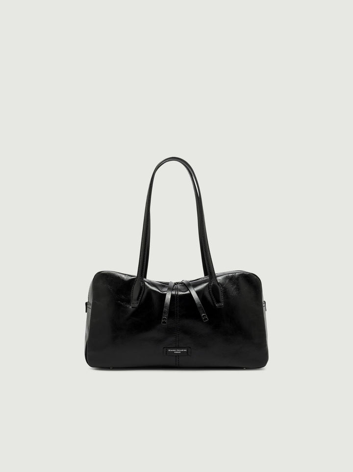 BORSA ARYNA IN PELLE VINTAGE NERA