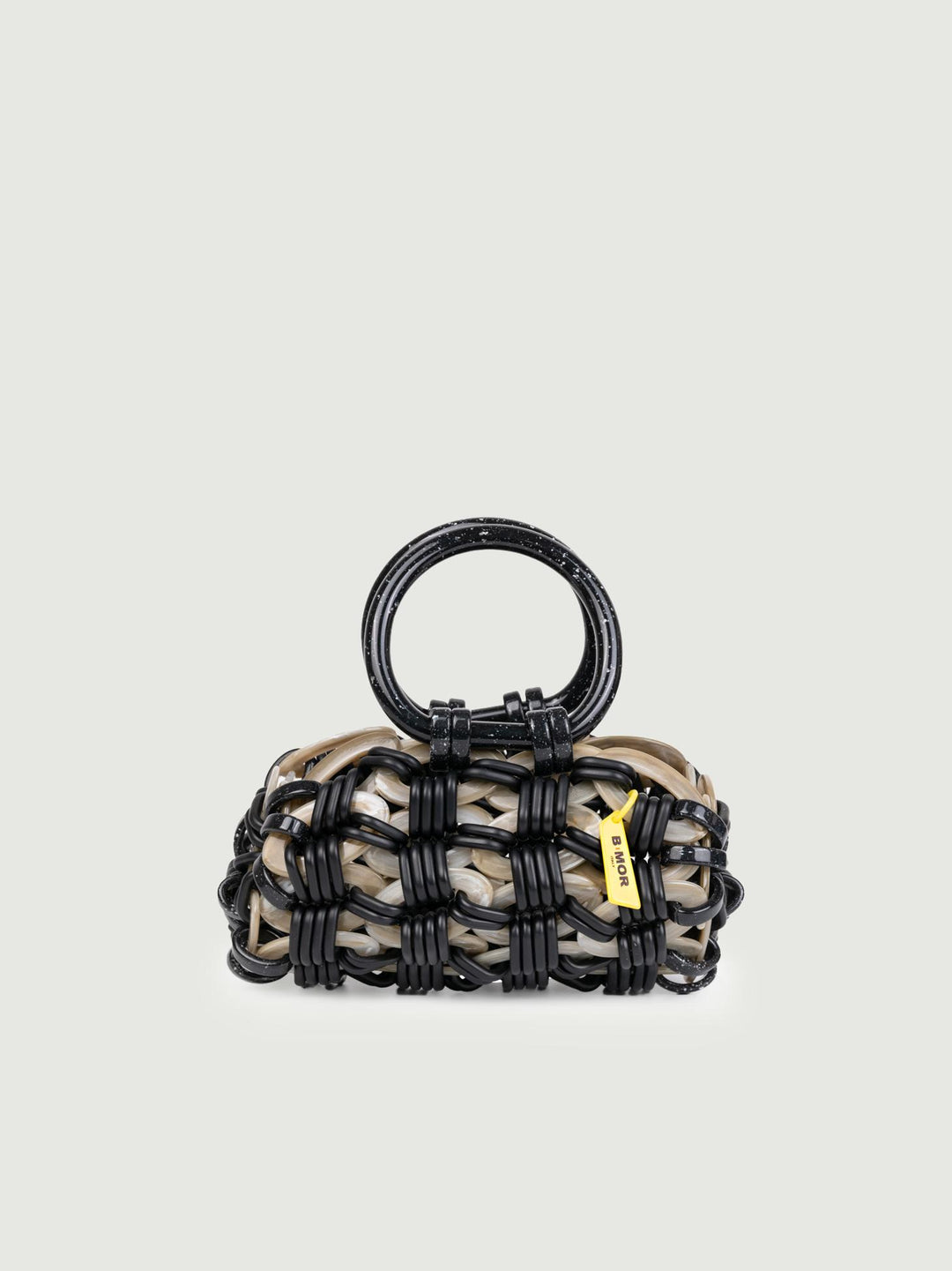 BORSA A MANO LOOP IN RESINA MULTICOLOR LIQUIRIZIA