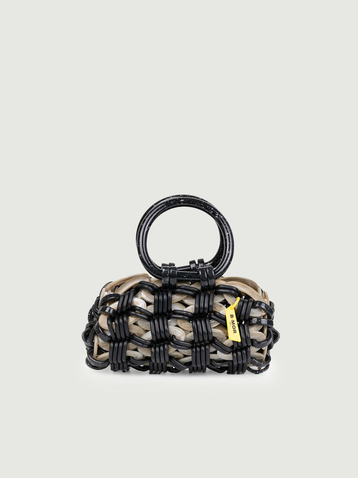 BORSA A MANO LOOP IN RESINA MULTICOLOR LIQUIRIZIA