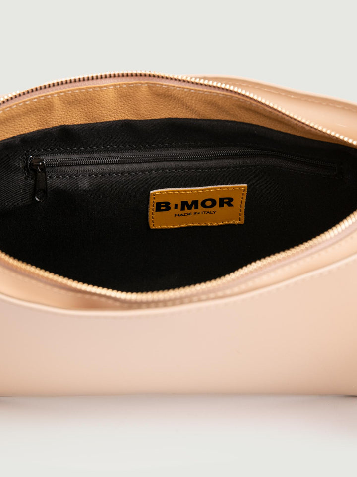 BORSA A SPALLA SEVENTY BEIGE IN VERNICE