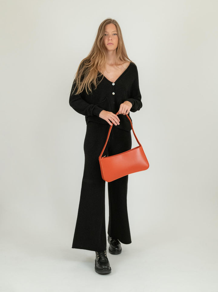 BORSA A SPALLA SEVENTY MATTONE