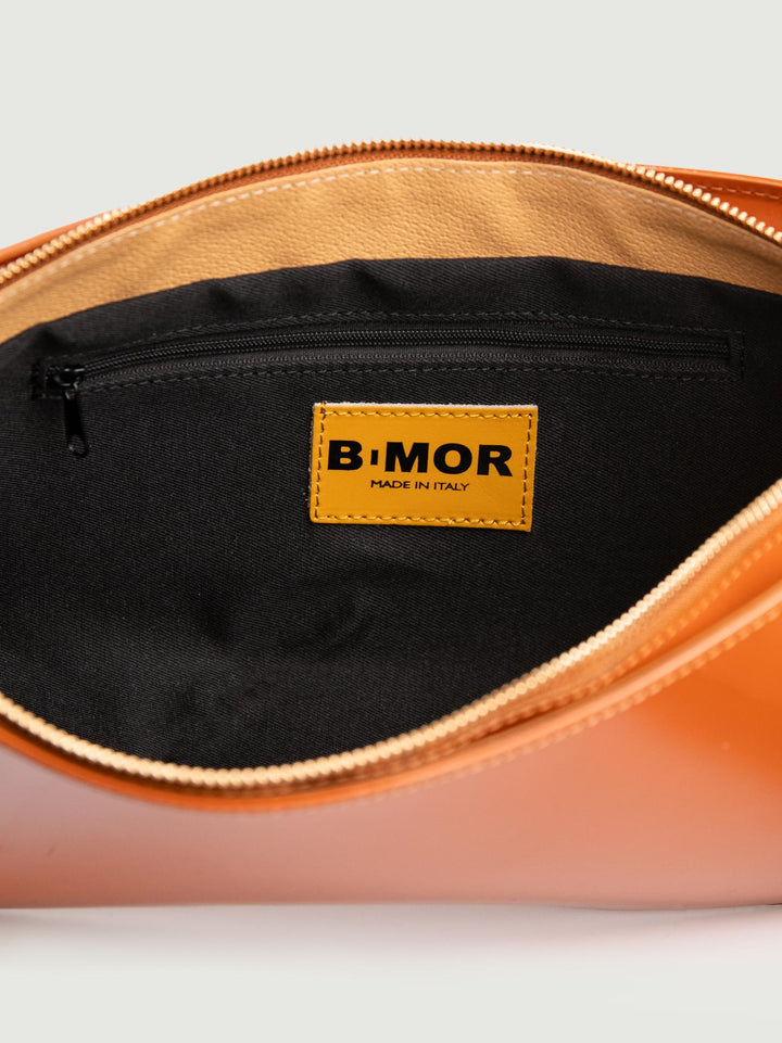 BORSA A SPALLA SEVENTY MATTONE IN VERNICE
