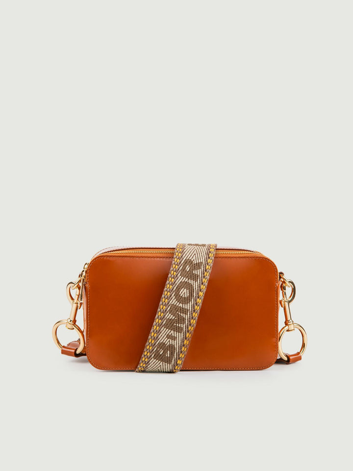 BORSA A TRACOLLA MAXI YOURS MATTONE IN PELLE VERNICE