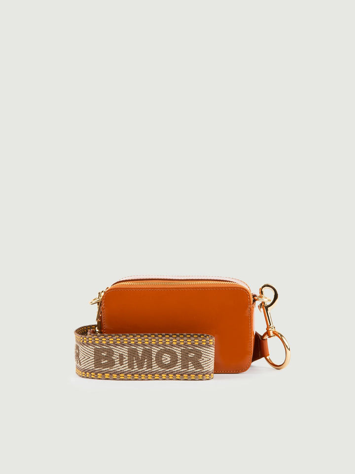 BORSA A TRACOLLA YOURS MATTONE IN PELLE VERNICE