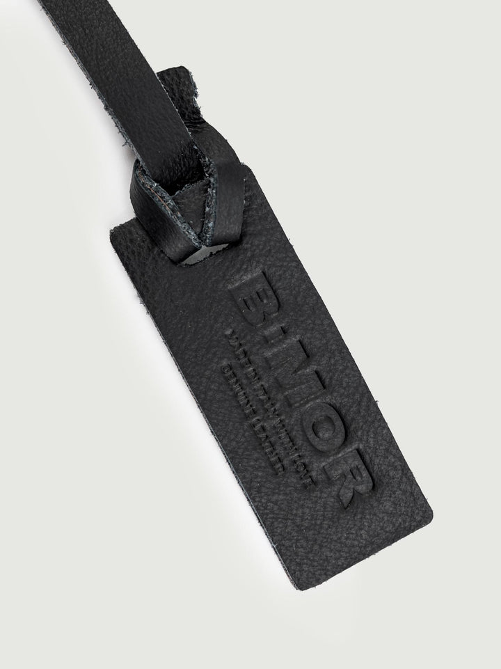 BORSA BIG CRUSH IN RESINA E PELLE NERA