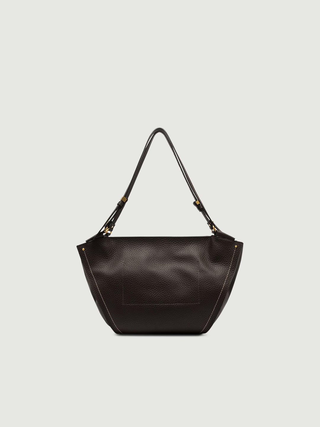 BORSA BLOOM IN PELLE TESTA MORO