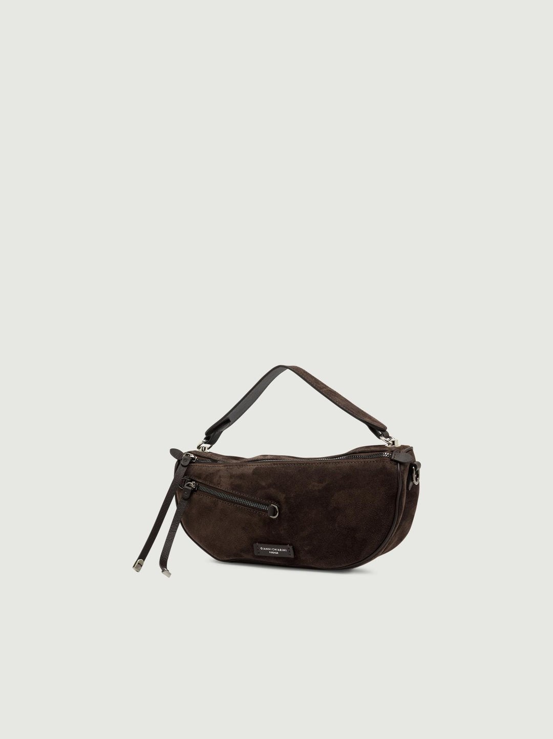 BORSA CINDY IN CAMOSCIO MOKA