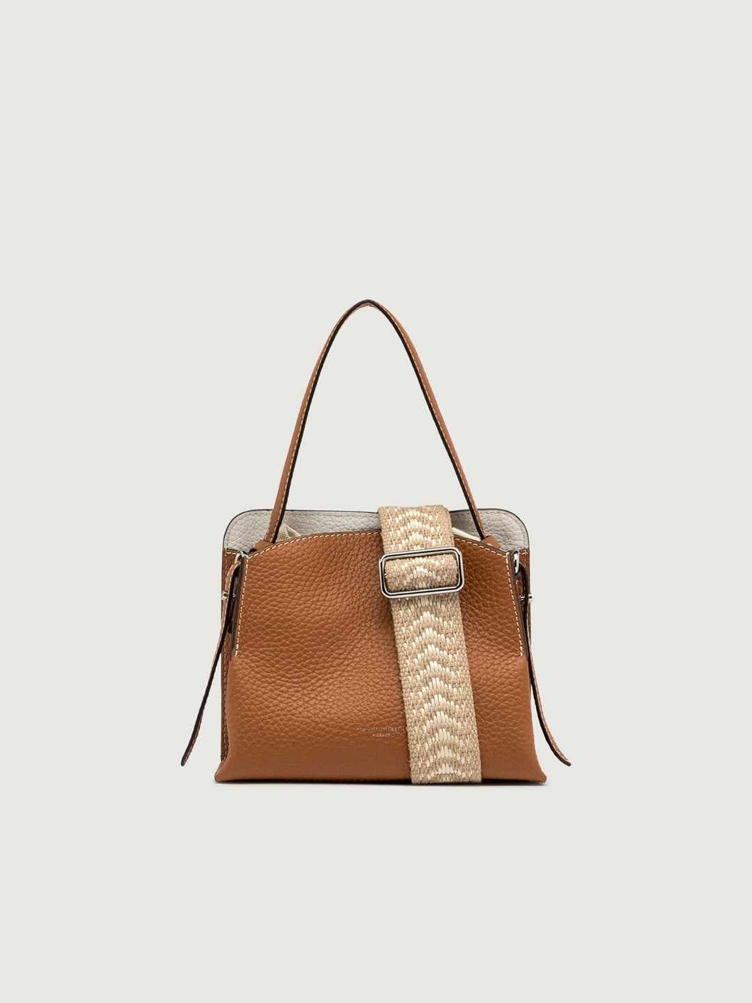 BORSA DA SPALLA ASIA CARAMELLO & SABBIA