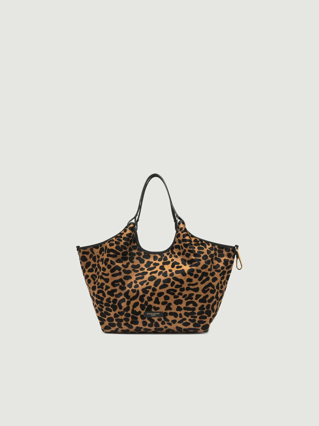 BORSA DUA IN CAVALLINO LEOPARDO