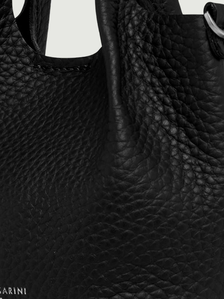BORSA DUA MINI IN PELLE NERA