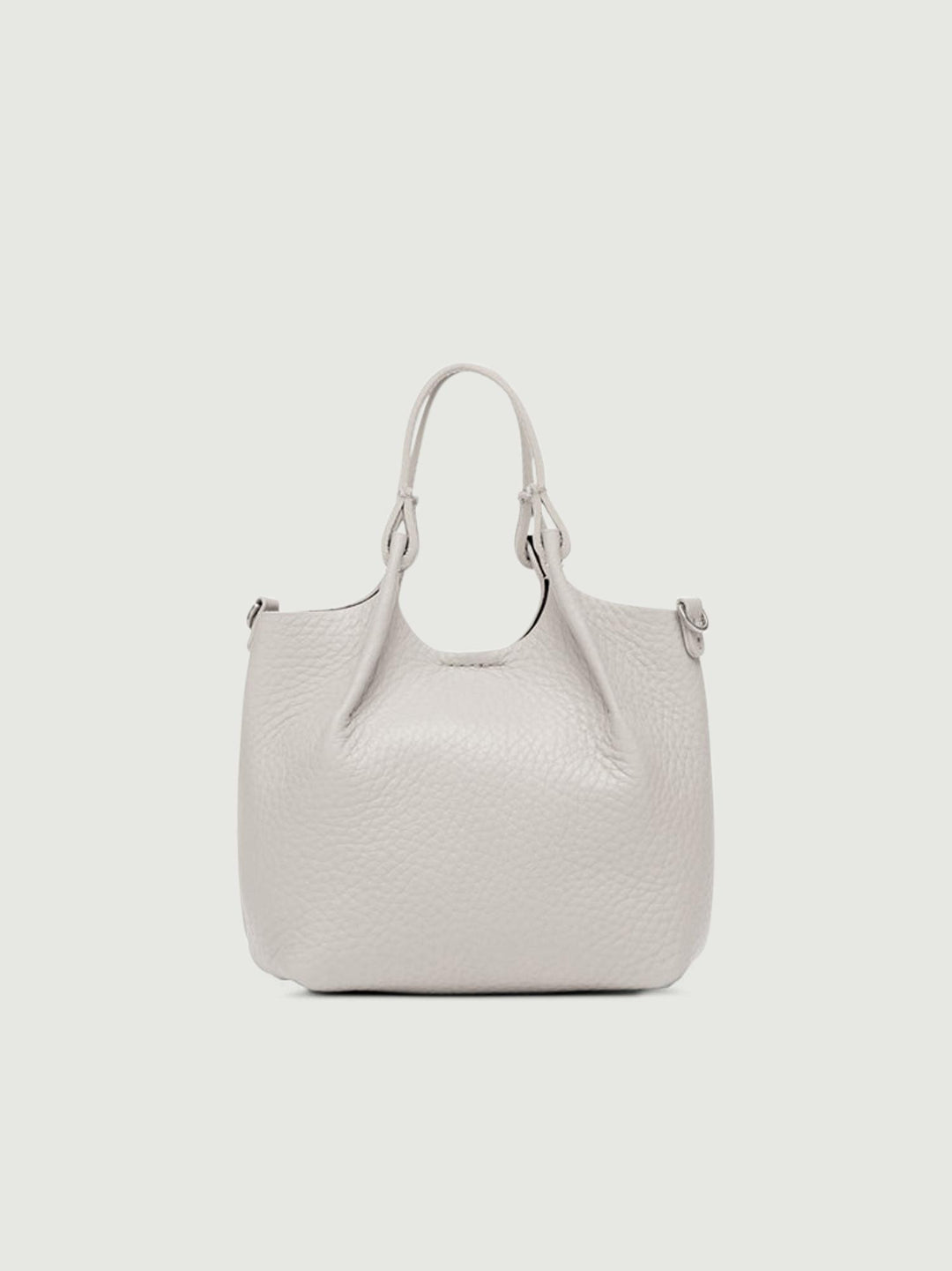 BORSA DUA MINI IN PELLE SABBIA