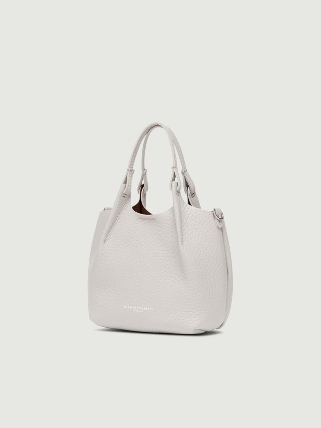BORSA DUA MINI IN PELLE SABBIA