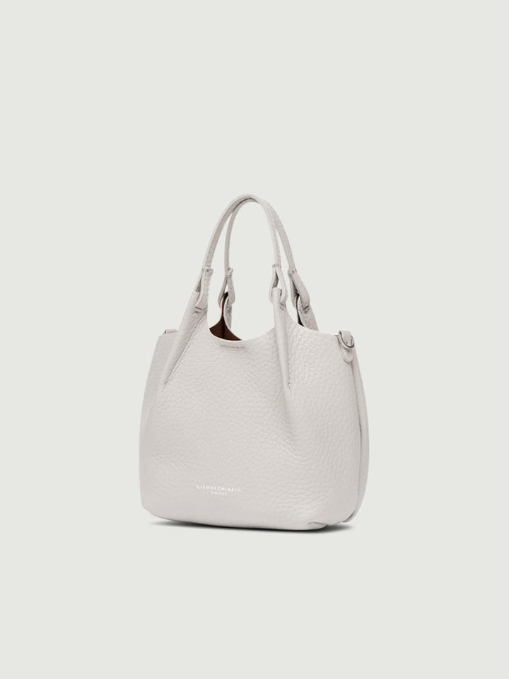 BORSA DUA MINI IN PELLE SABBIA