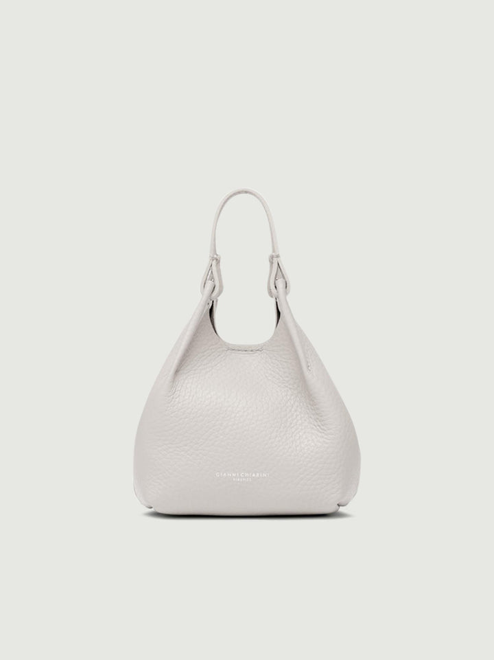 BORSA DUA MINI IN PELLE SABBIA