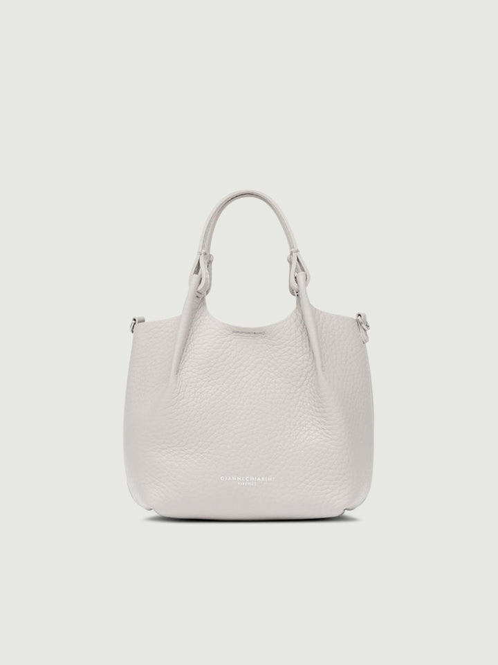 BORSA DUA MINI IN PELLE SABBIA
