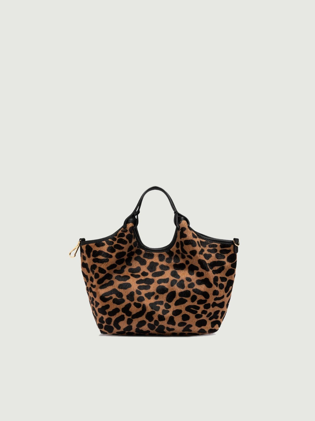 BORSA DUA SMALL IN CAVALLINO LEOPARDO