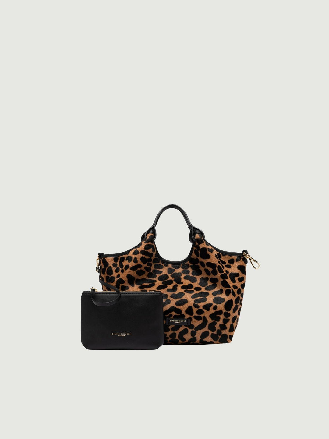 BORSA DUA SMALL IN CAVALLINO LEOPARDO