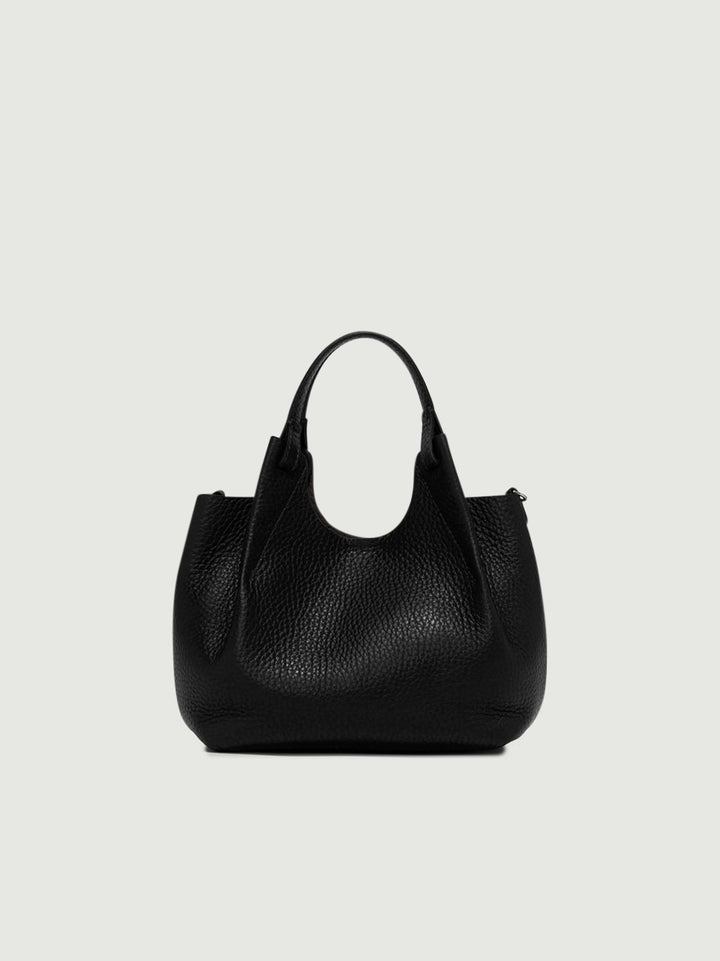 BORSA DUA SMALL IN PELLE NERA