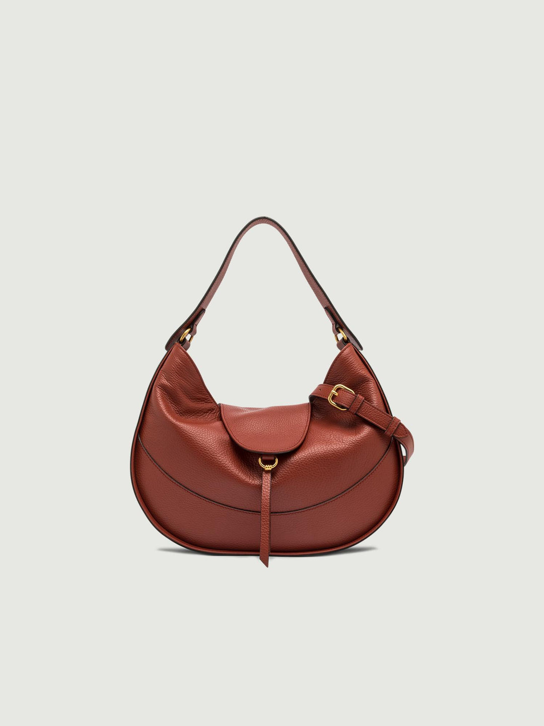 BORSA EDITH IN PELLE MATTONE
