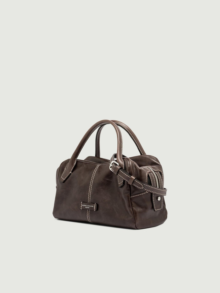BORSA EMILY A BAULETTO IN PELLE VINTAGE