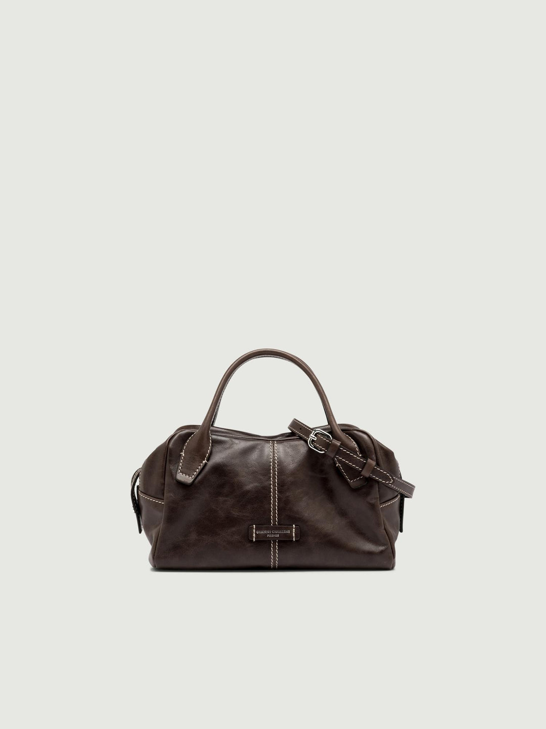 BORSA EMILY A BAULETTO IN PELLE VINTAGE