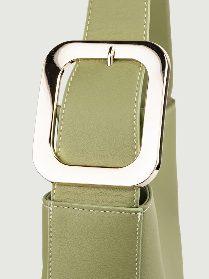 BORSA GRACE IN PELLE PISTACCHIO