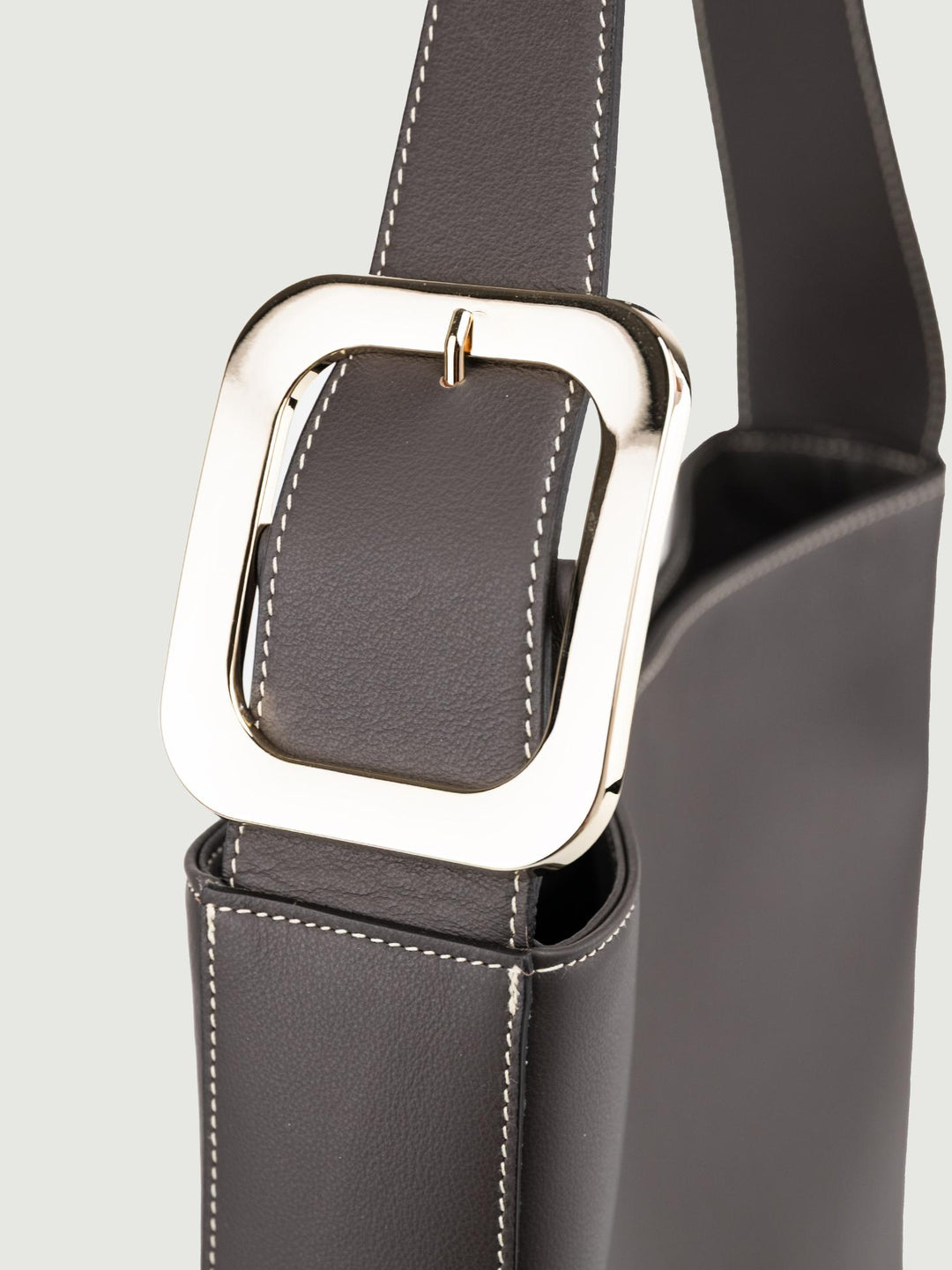 BORSA GRACE IN PELLE TESTA MORO
