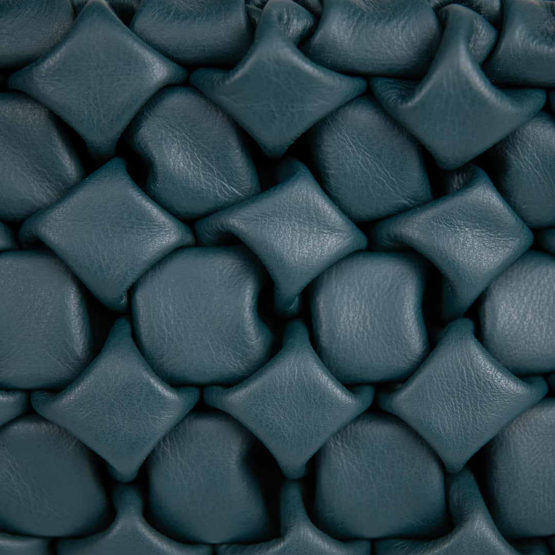 BORSA IN PELLE INTRECCIATA OTTANIO "CURLY"