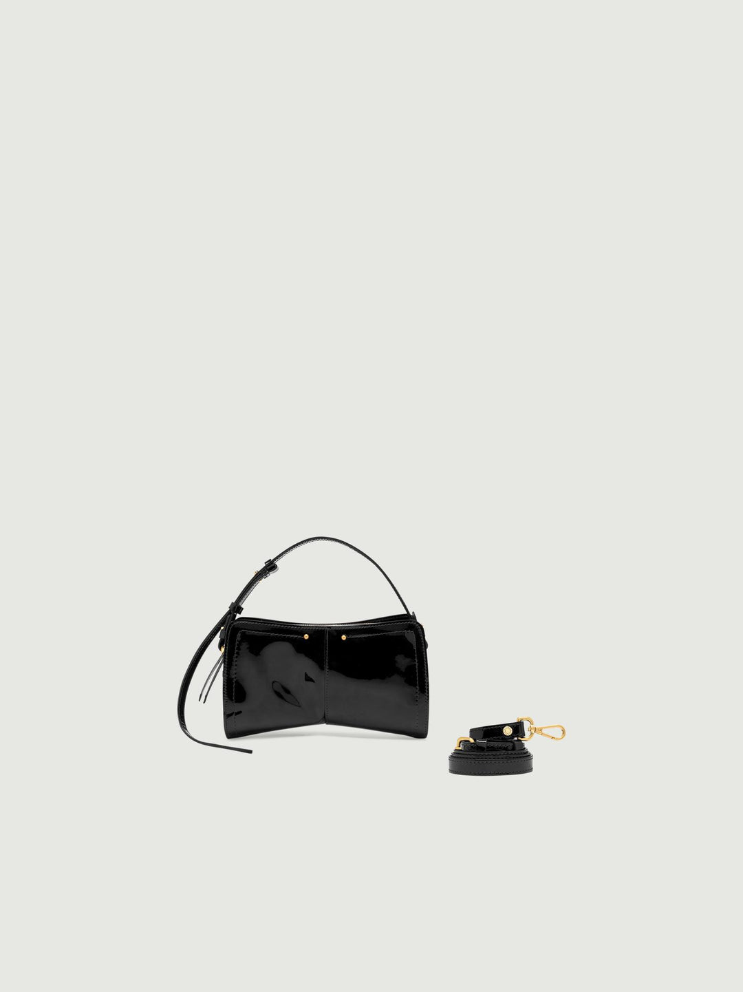 BORSA KEIRA IN VERNICE NERA