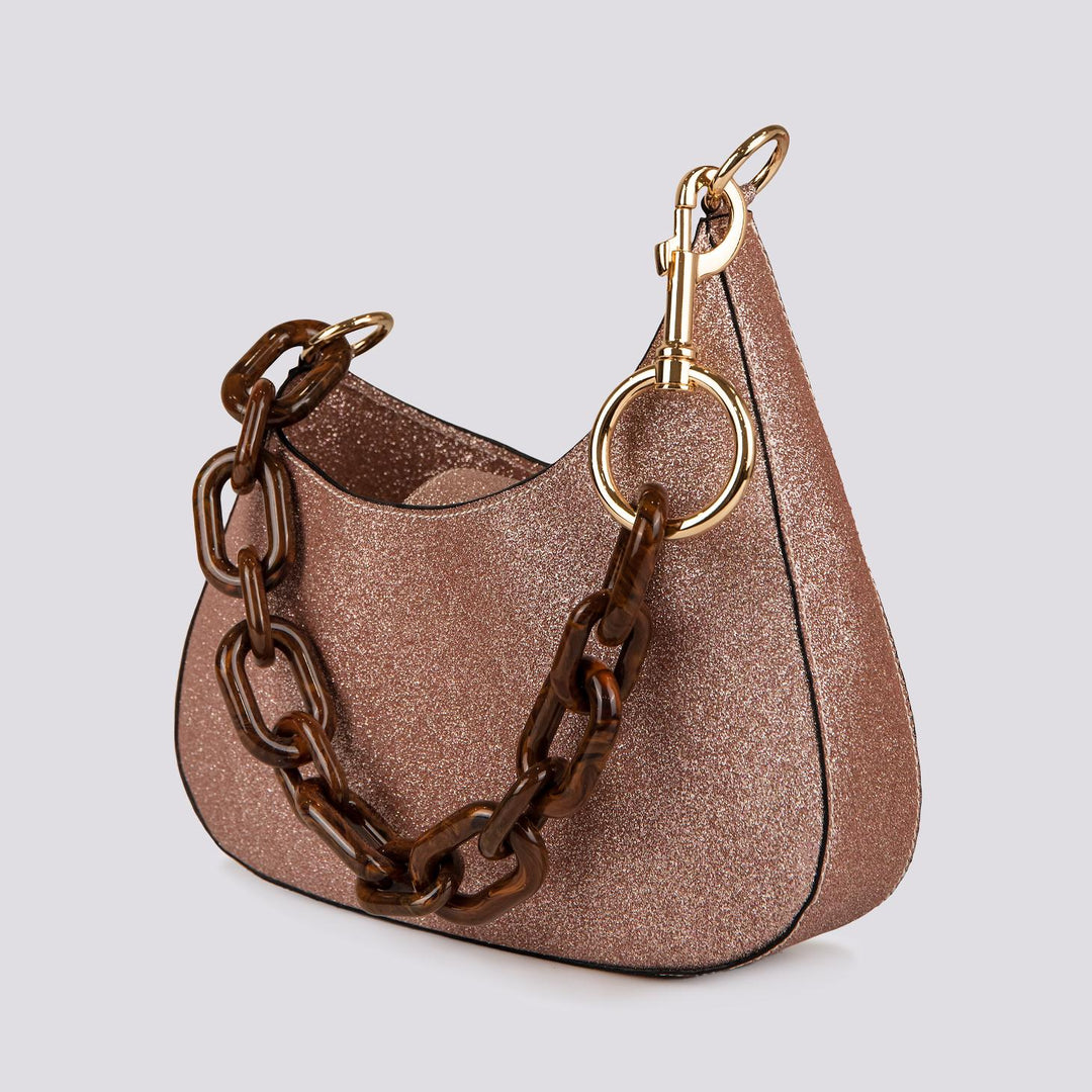 BORSA MINI CURVY Glitter Barbie Pink