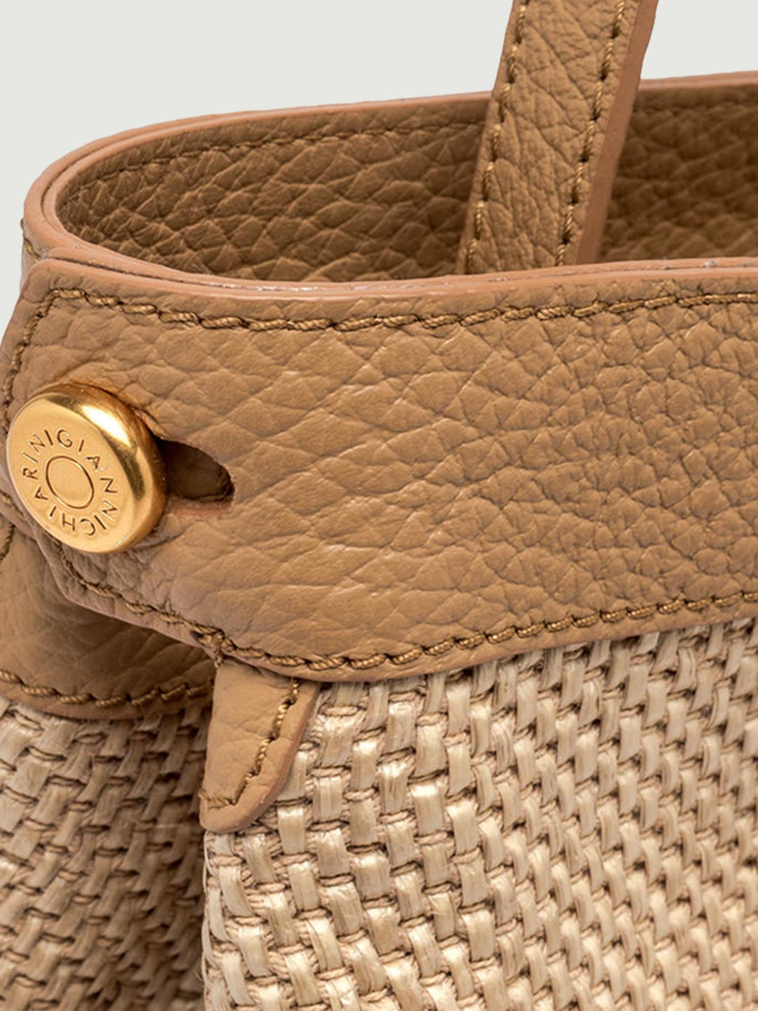BORSA OTTAVIA GRANDE IN PAGLIA INTRECCIATA NATURALE