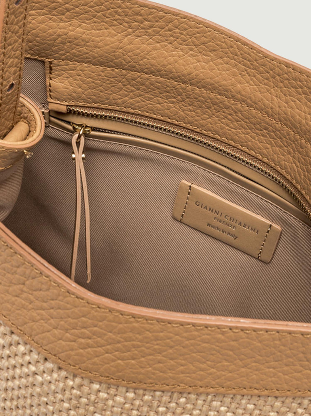 BORSA OTTAVIA GRANDE IN PAGLIA INTRECCIATA NATURALE