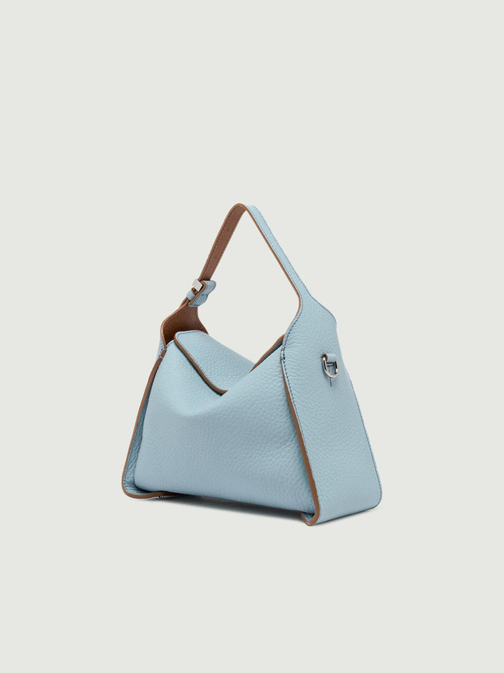 BORSA PENELOPE IN PELLE AZZURRA