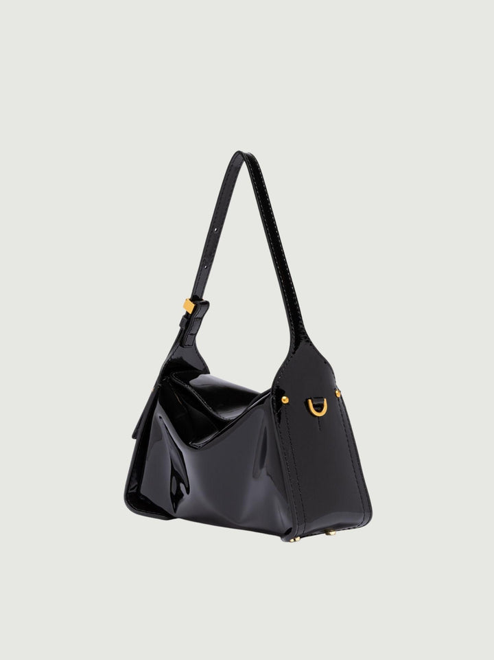 BORSA PENELOPE IN VERNICE NERO