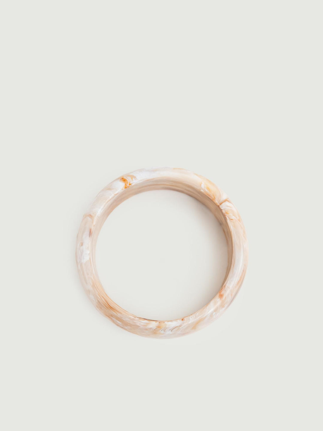 BRACCIALE IN RESINA BEIGE