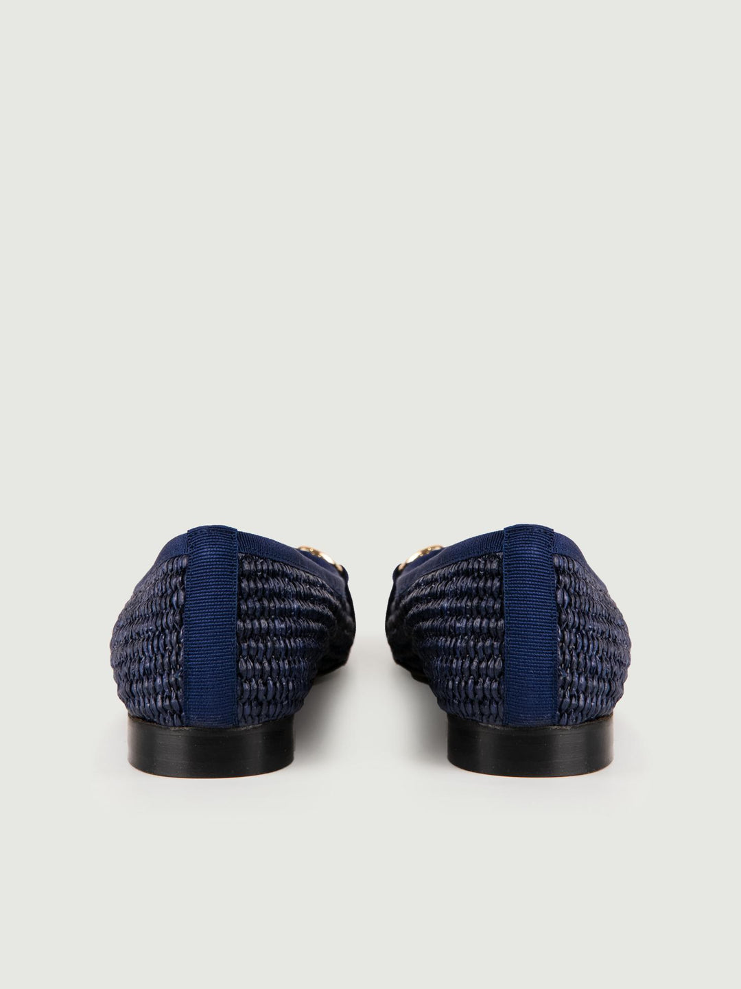 Ballerina in rafia blu navy