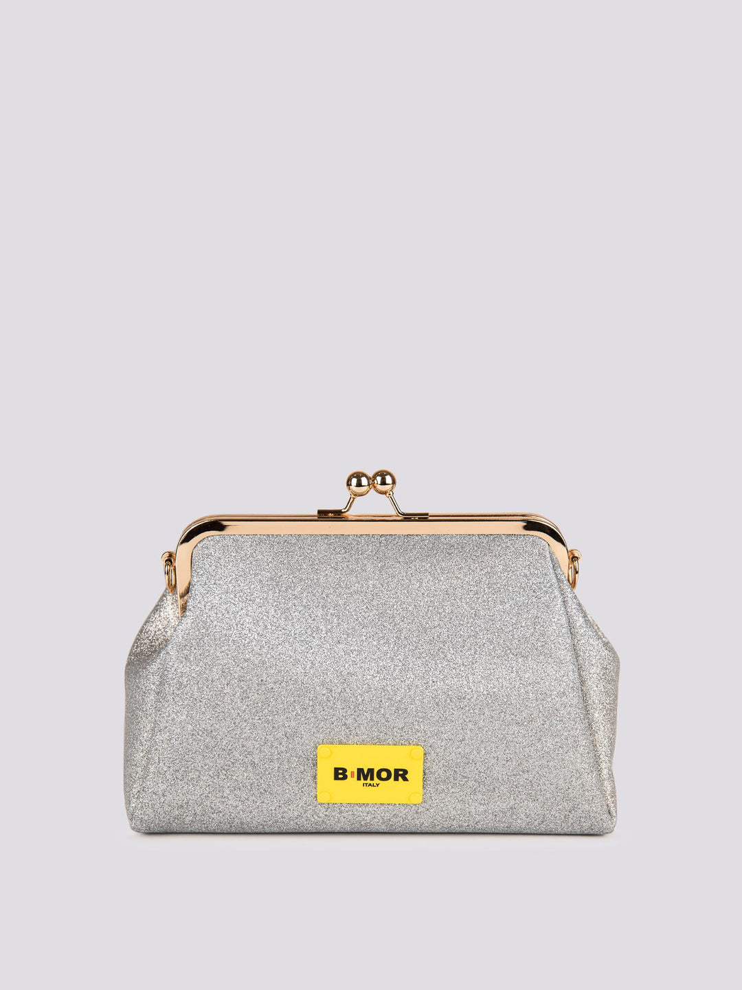 Borsa Clutch Shiny GLITTER Barbie Silver