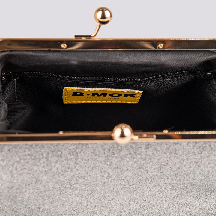Borsa Clutch Shiny GLITTER Barbie Silver