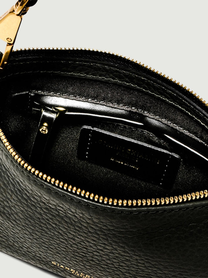 Borsa a spalla Brooke in pelle nera