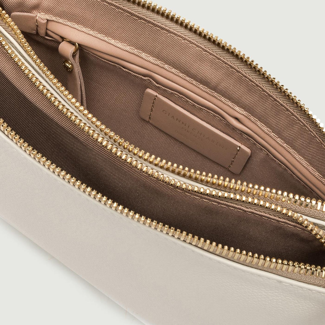 Borsa a tracolla Frida in pelle marble