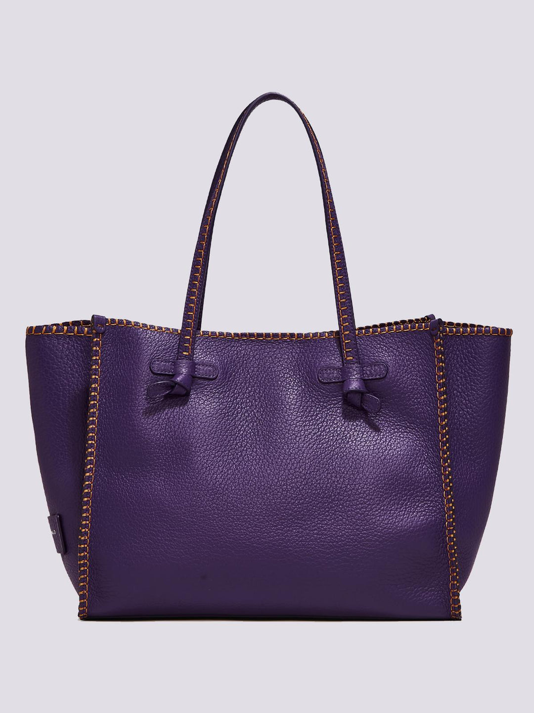 Borsa in pelle martellata viola Marcella