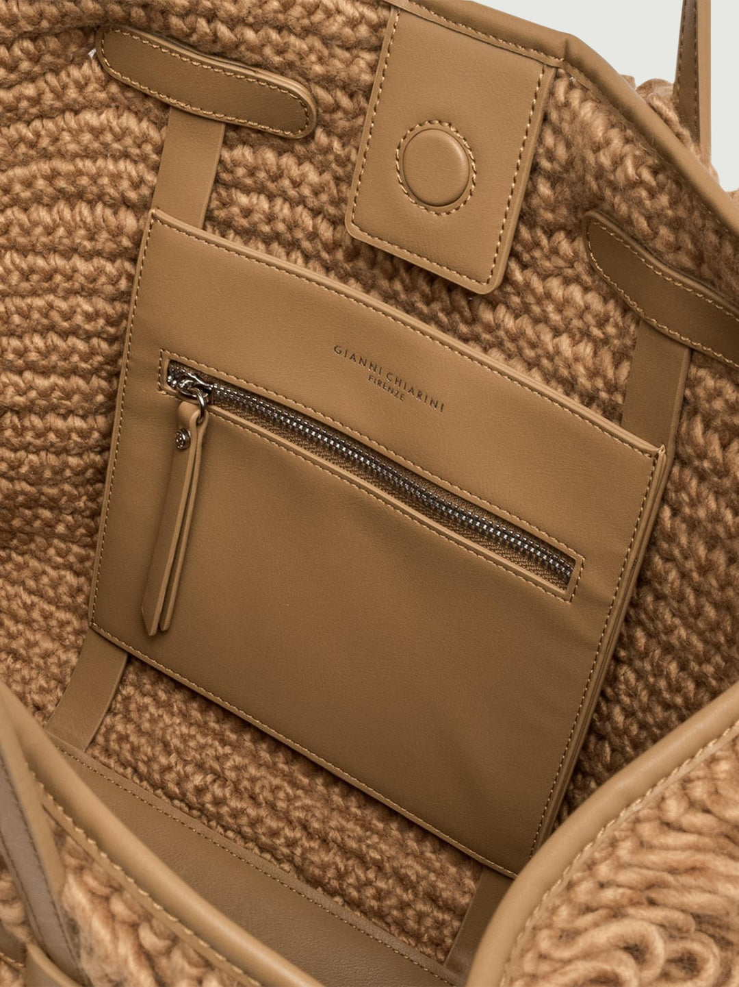 Borsa shopping Marcella color cammello