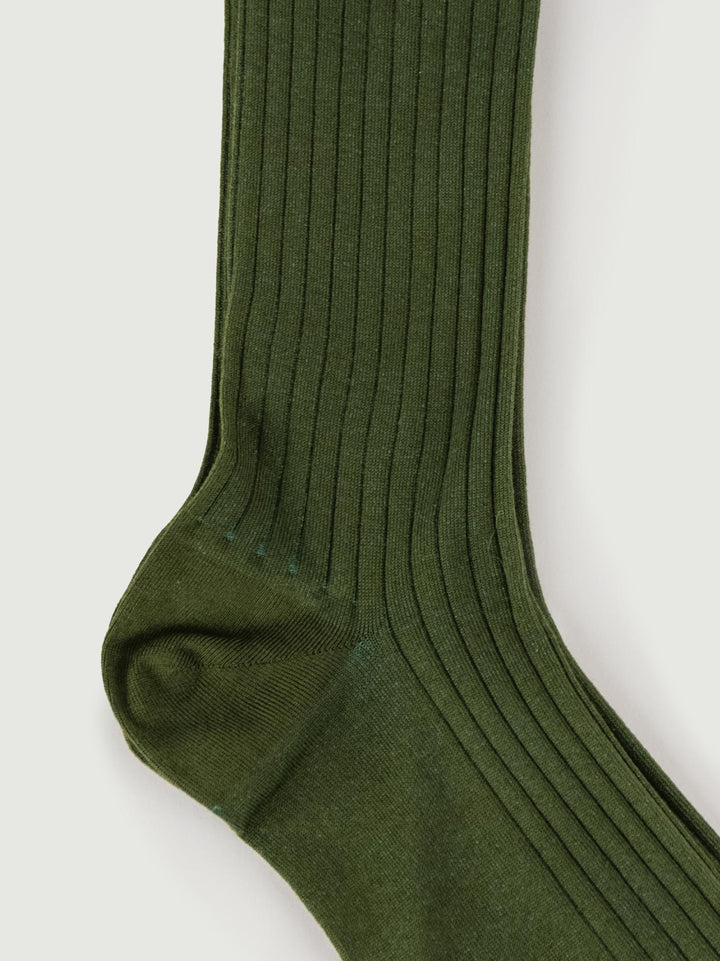 CALZA UOMO VERDE A COSTE