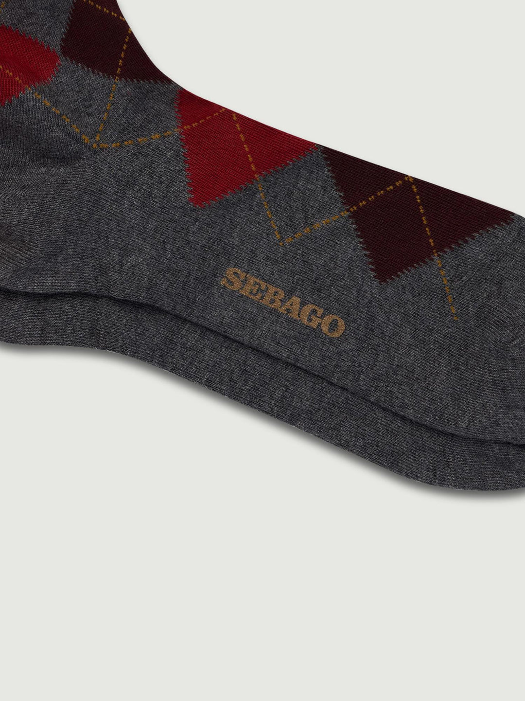 CALZE SABATTUS ROMBOL GRIGIO E ROSSO