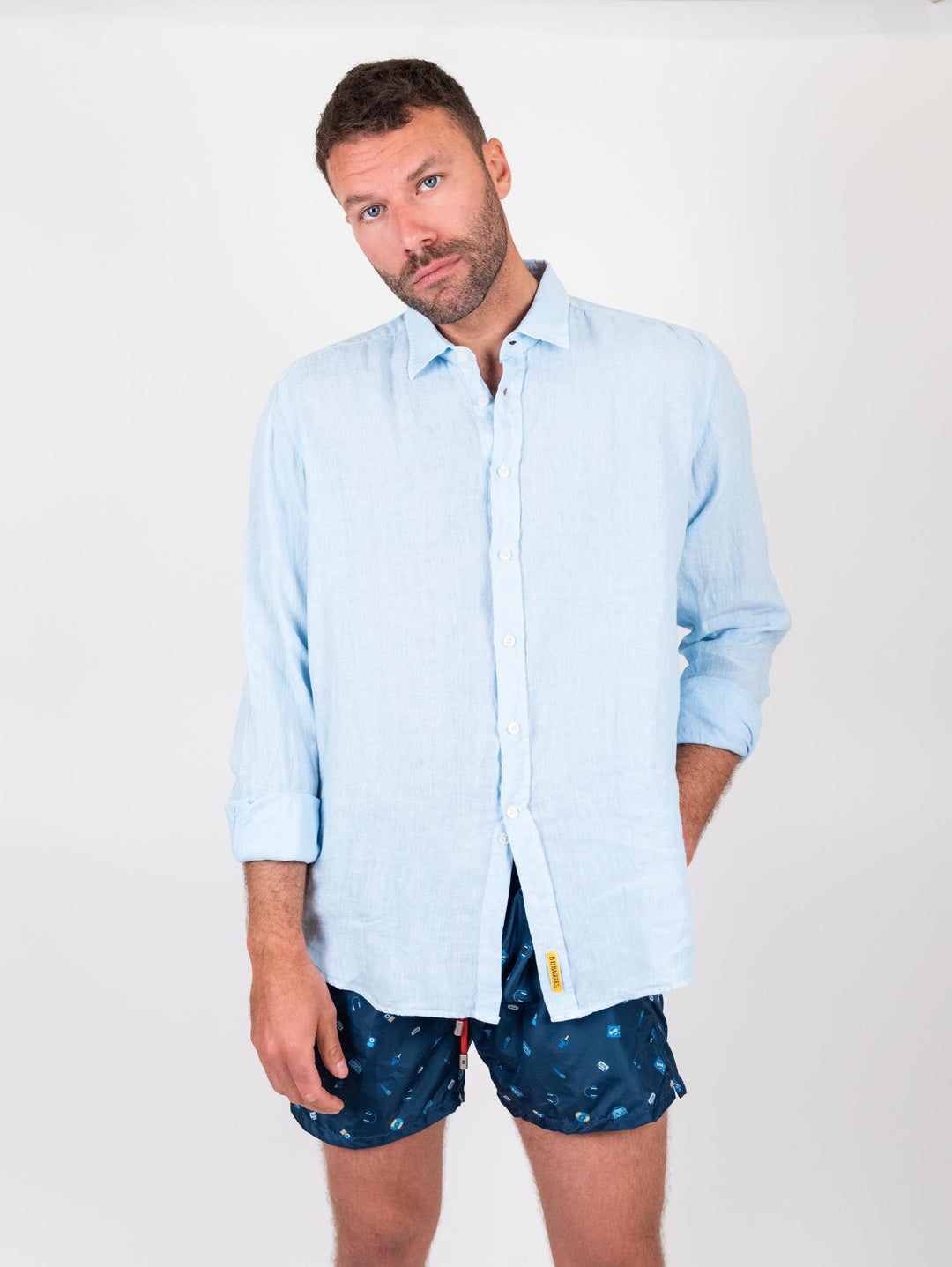 CAMICIA BRADFORD IN COTONE<BR/>