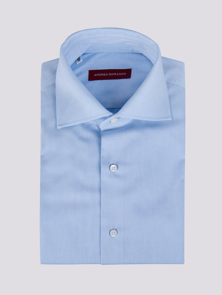 CAMICIA CLASSICA IN COTONE SATIN