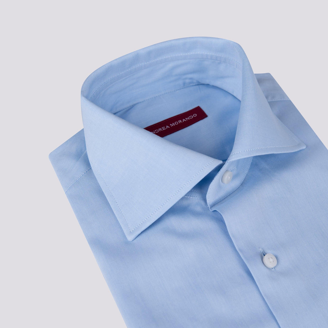 CAMICIA CLASSICA IN COTONE SATIN