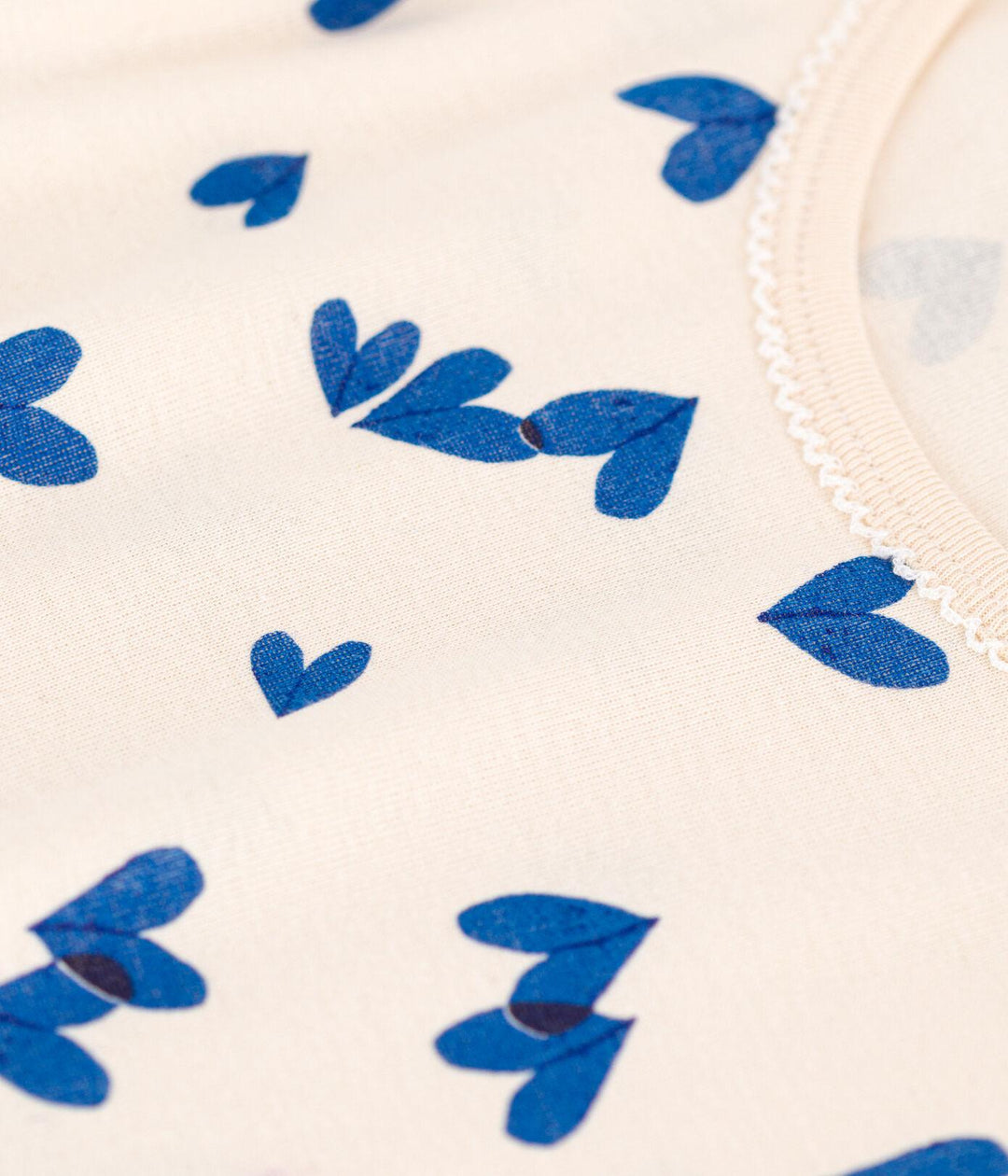 CAMICIA DA NOTTE CUORE BAMBINA IN COTONE
