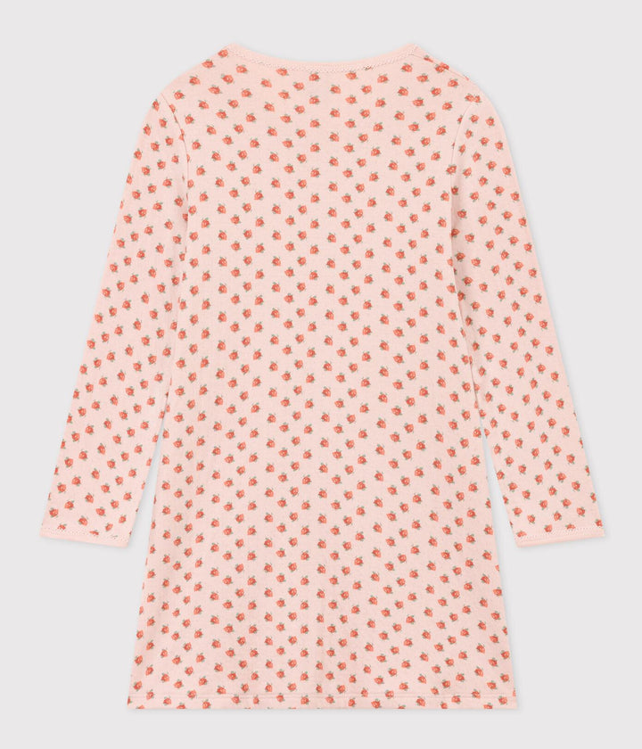 CAMICIA DA NOTTE FIORE BAMBINA IN TUBIQUE